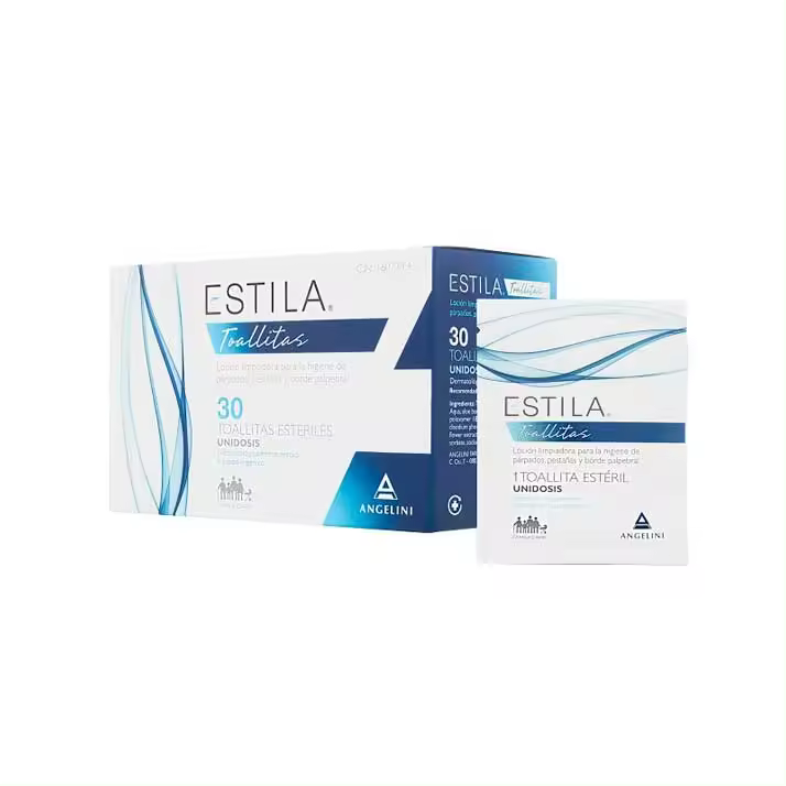 Estila Toallitas Estériles para Higiene Palpebral Completa y Reducción de Inflamación - 1