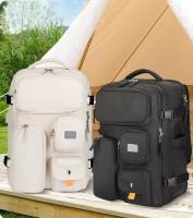Mochilas de viaje para hombres y mujeres, computadoras portátiles de Negocios impermeables, bolso aprobado por la aviación 22l, con compartimento de zapatos independientes - details 2