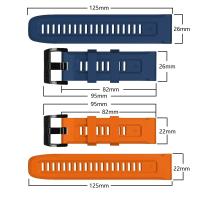 Correa De Silicona QuickFit Para Reloj Garmin Fenix 6 6X pro 7 7X 5X 5 plus Fenix8 Forerunner 955 965 Tactix 8 Brazalete Unisex - details 14
