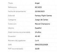 angel -Heroes Marvel Champions - Fantasy Flight Games - details 0