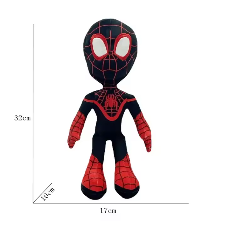 Muñeco De Peluche De 32CM De Avengers Spiderman Anime Gwen Peter Parker Noir Suave Juguete Regalo Para Niños Material De Peluche Relleno De Algodón PP - 1