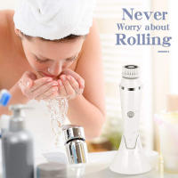 Limpieza facial impermeable Eléctrico with 3 velidades, juego de Cabefes giratorios faciales with 4 cabecales para exfoliación suave, limpieza profunda y masaje facial - details 1