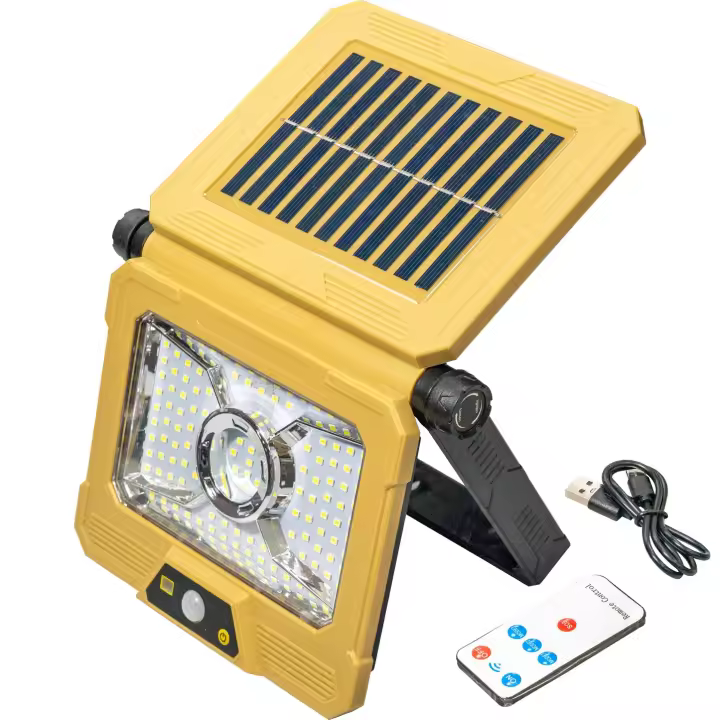 IPSDI Lámpara Camping, Linterna de Camping Led Recargable - Linterna Camping Solar con 6 Modos, Plegable Lámpara de Camping LED, Impermeable Luz para Tienda, Exteriores Senderismo Pesca Jardín Emergencia [Clase de eficiencia energética A] - 1