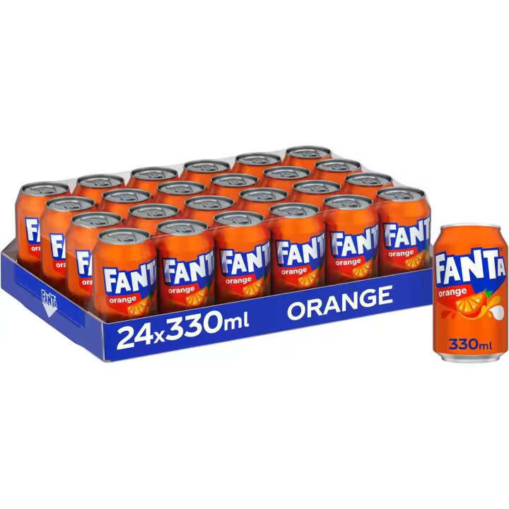 Fanta Lata de naranja 24 *330ML. Fanta Lata de limon 24 *330ML - 1