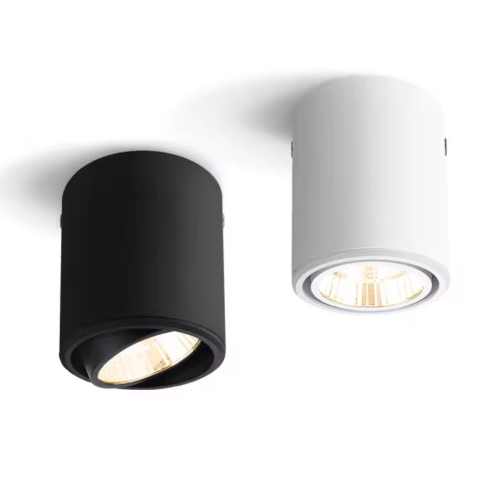 Lámpara De Pared LED COB 7W 12W a 30 Grados Para Iluminación Interior Lámpara De Techo Spot Acero De Aluminio Regulable En Intensidad - 1