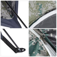Carpa De Camping Para Una Persona Resistente Al Viento Disponible Para Pesca Y Escalada Carpa De Lona Camuflada De Doble Capa - details 6