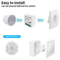 Interruptor Inteligente WiFi Tuya 16A 2 Maneras De Control Mini Interruptor Inteligente Compatible Con Alexa Y Google Home - details 5