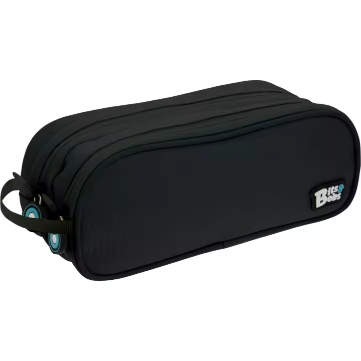 GRAFOPLAS PORTATODO DOBLE BITS&BOBS NEGRO BITS&BOBS 6x24x9 Cms. - 1
