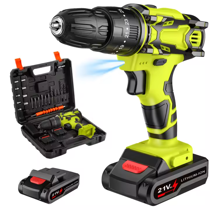 Taladro Eléctrico Inalámbrico 3 en 1 de 28V, Destornillador de Impacto, 25+3 Torque, Taladro Manual Compacto, Herramienta Eléctrica Recargable con Batería. - 1