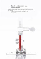 Máquina de Coser y Acolchar con Luz Incorporada: 38 Patrones, 2 Hilos de Bloqueo, Longitud Ajustable, 4 Pasos para Ojales, Ideal para Principiantes y Adultos - details 4