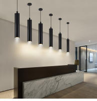 Lámpara Colgante De LED Moderna En Tubo Largo Cilindrica Para Cocina Y Comedor IluminaciónSuspension Con Cordón Estilo Contemporáneo - details 15