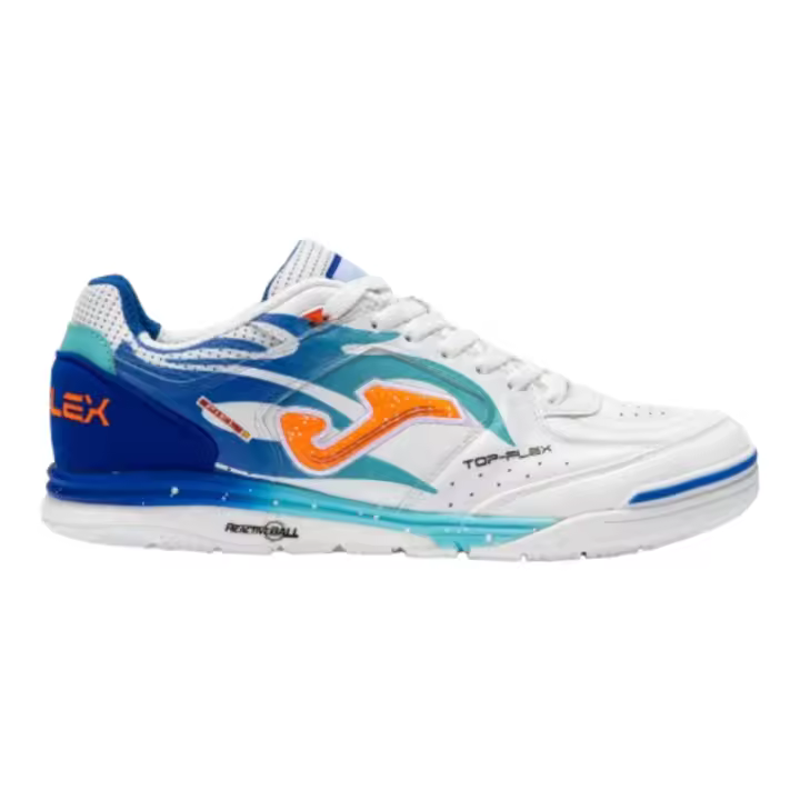 JOMA TOP FLEX REBOUND. White royal. Zapatillas fútbol sala Adulto. - 1