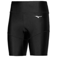 Mizuno Shorts Running Compresión Media Mujer Bolsillo Seguro Negro. - details 0
