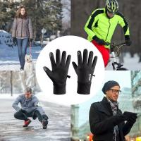 Guantes Térmicos De Invierno Para Ciclismo Deportes Al Aire Libre Motocicleta Esquí Toque De Pantalla Linterna De Poliéster Unisex - details 6