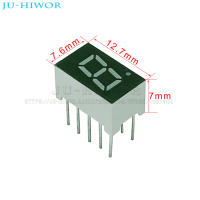 10pcs Pantalla Digital De 7 Segmentos LED Rojo 0.3 Pulgadas 1 Bit Dígito Común Anodo Y Catodo Para Uso Indoor - details 1