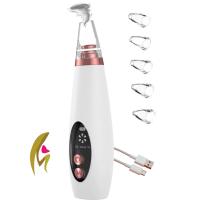 Succionador de Poros y Puntos Negros Espinilla Quita Granos Equipo o Aparato Aspirador Impurezas Facial Recargable 6 cabezales Intercambiables 3 modos de potencia Limpiador de Sebo Grasa Extractor Limpieza a Fondo - details 2