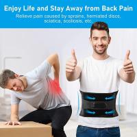 Cinturón De Soporte Lumbar Ajustable Doble Tiraje Ortopédico Corset De Espalda Alivio Del Dolor De Espalda Torsión Del Abdomen Material ABS & TPR - details 7