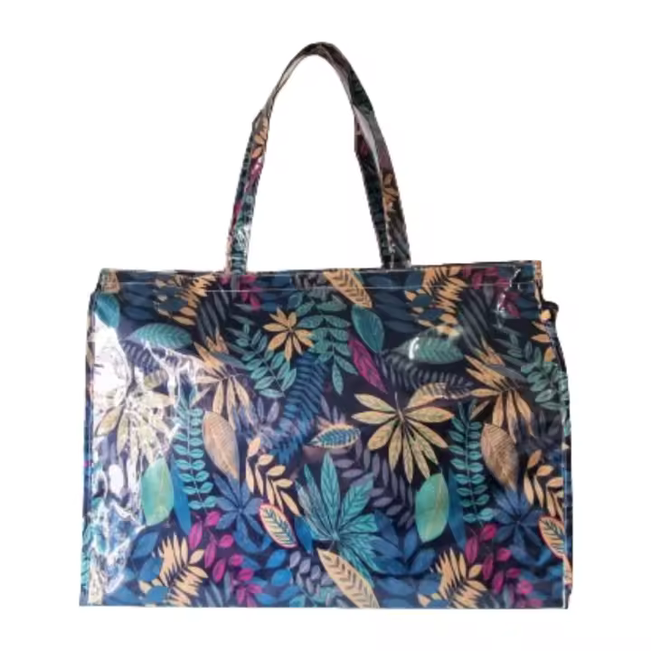Bolso de Playa Impermeable Mujer, Bolsa de Playa Impermeable Grande, Bolso Verano Grande Con Cremallera + Bolsillo Interior, Asa, Hombro, Bolso Mujer, Bolsa Mujer,  Estampado, Color Mix, 53,5 x 40 cm, Kiglam - 1