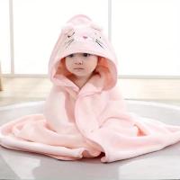 Bata De Baño De Felpa Coral Absorbente Y Suave Para Bebé Unisex Abrazo Cálido Con Capucha Adecuada Para 1-3 Años Estilo Fashion - details 6