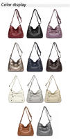 Bolso De Hombro Para Mujer LANYIBAIGE De Lujo 2024 Cuero Impermeable Bolso Cruzado Y Messenger Estilo Casual Tote - details 4