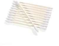 100PCS Bastones De Papel Para Cosméticos Desechables Cabezas De Algodón Individualmente Empaquetados Para Viajes Portátiles Y Sanitarios - details 5