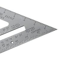 Regla De Ángulo Triangular De 90 Grados De Aleación De Aluminio Regla De Medición Para Carpintero Regla De Trabajo Con Tres Lados Para El Hogar Y Jardín - details 3