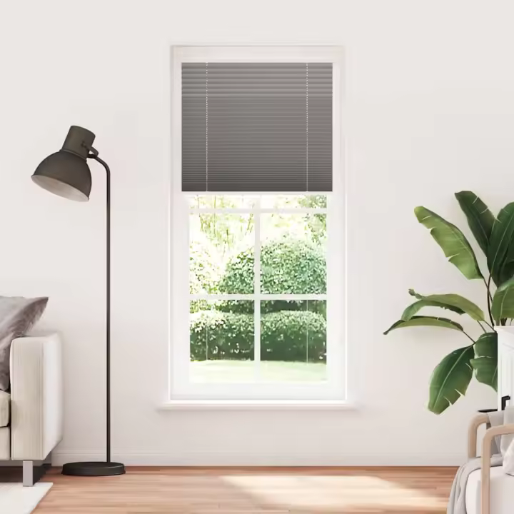 Estor Plisado Antracita 95x200 cm Tela Ancho 94,4 cm Poliéster - 1