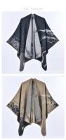 2024 Chal de cachemira de imitación para mujer, capa cálida gruesa a la moda - details 4