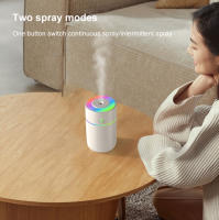 Luz Nocturna Colorida Humidificador Portátil Difusor De Aceite Aroma USB Con Rojellera De Niebla Fría 230ml Tipo-c Para Dormitorio Hogar Coche Escritorio - details 5