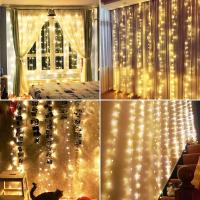 Luz De Cortina LED Con Cableado USB Y Control Remoto Para Decoración De Navidad Regalo Ideal Para Casa Dormitorio Fiesta Año Nuevo 2025 - details 13