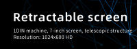 Reproductor De Radio Para Coche 1Din Pantalla Táctil Retráctil De 7 Pulgadas MP5 Con CarPlay Sin Fios Android Auto Mirror Link WiFi GPS - details 8