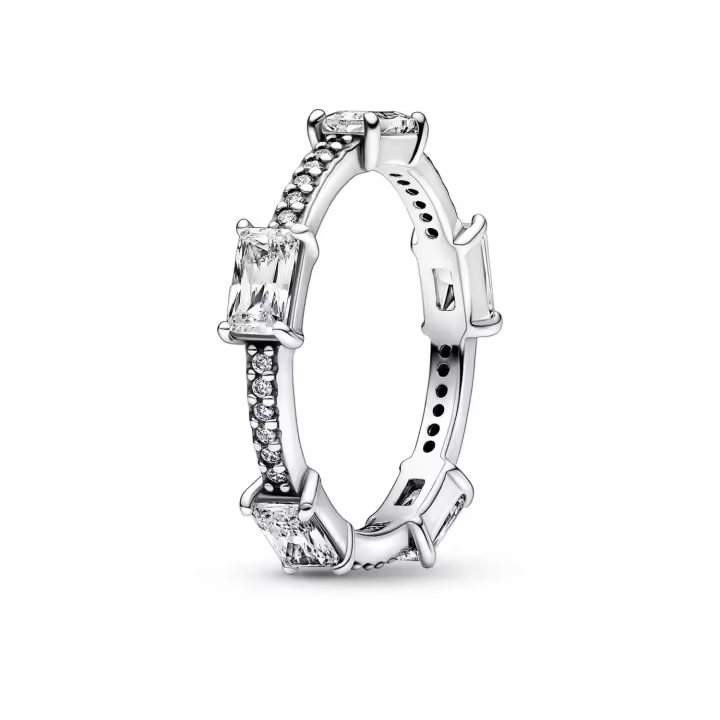 Anillo Pandora Timeless 192397C01-56 Barras pavé - 1