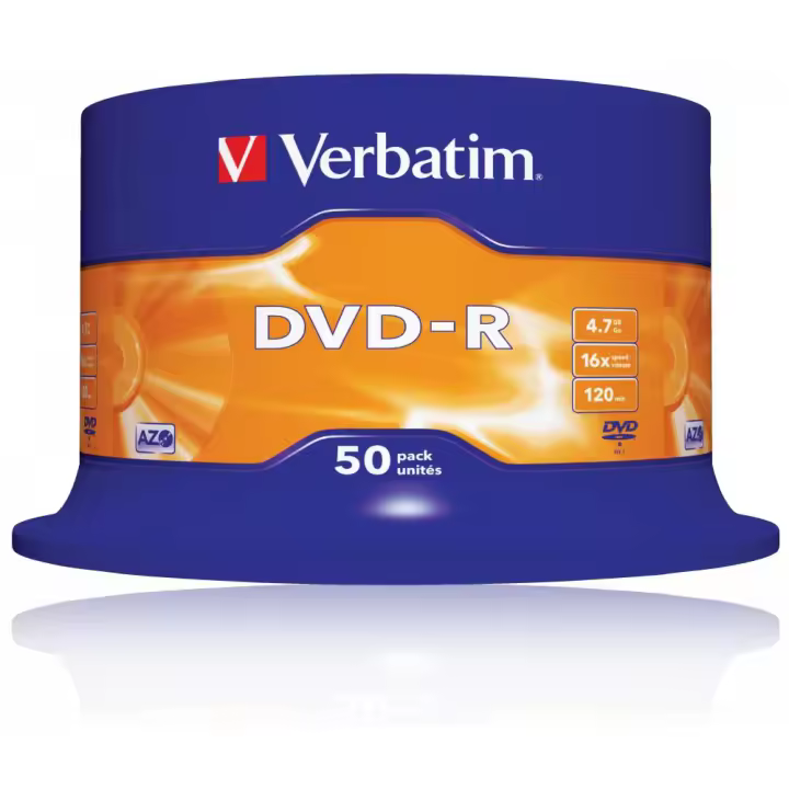 VERBATIM 43548 DVD-R TARRINA DE 50 UNIDADES - 1