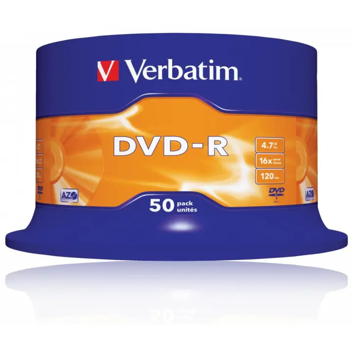 VERBATIM 43548 DVD-R TARRINA DE 50 UNIDADES - 1