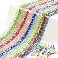 Cristal Cuadrado De 4mm 6mm 8mm Cuentas Sueltas Para El DIY De Joyería Como Pendientes Collar Y Pulseras Cuentas Espaciadoras Para Bordado - details 1