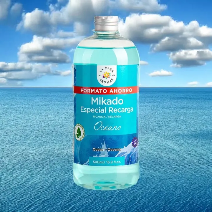 PANDAHOME Ambientador Mikado Reposición 500ML – Recarga de Aroma Natural y Equilibrado - 1