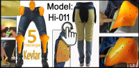 Pantalones De Motocicleta Para Hombres Verano Invierno Protección Rodilla Aramida Velours Impermeables Motocross Carretera - details 0