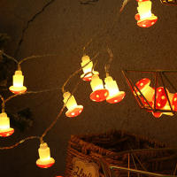 Luces LED De Hongo Con 20 Leds Para Decoración De Interior Y Ambiente Navideño Fuentes De Alimentación USB/Batería Regalo De Fiesta - details 6