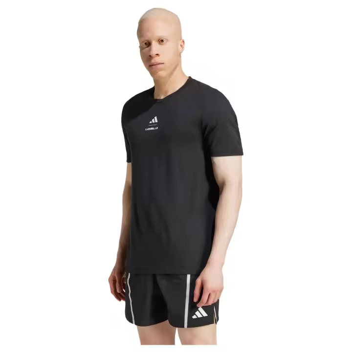 Camiseta de Manga Corta Adidas Lm para hombre en color negro - 1