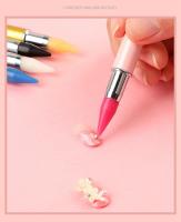 Nuevo Herramienta De Pintura Diamante Doble Cabeza Plástico Y Metal Accesorios De Pintura Diamante Herramienta De Uñas Multifuncional Con Opciones De Punta De Plástico - details 5
