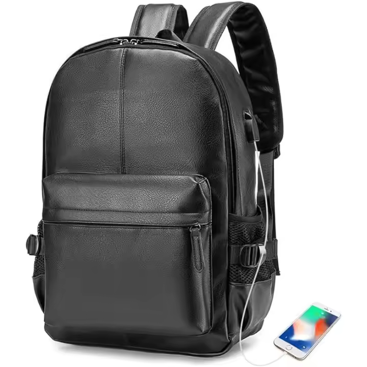Mochipa Cabin Viaje Bolso Escolar para Escuela Mochipa Portatil Cuero PU 15,6 Pulgadas Mochipa Hombre Negocios Viaje - 1