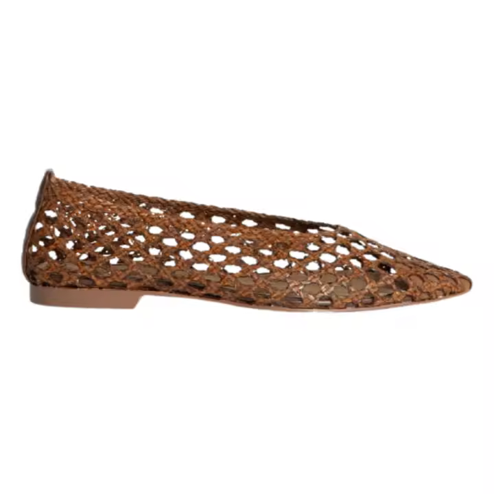 Corina bailarina plana de entretiempo para mujer m5200 color marron - 1