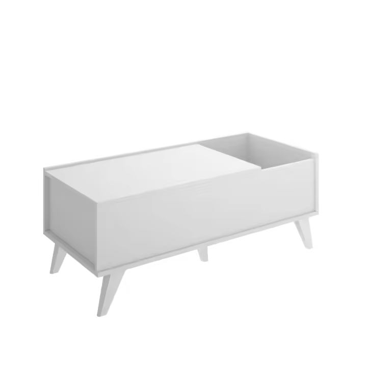 DEKIT GRUPO RIMOBEL NESS - MESA DE CENTRO ELEVABLE NESS - BLANCO - 41 X 99 X 60 CM - 1