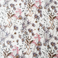 Funda Nórdica Reversible Violetas 100% Algodón, Estampado Floral Grande y Pequeño, 2/3 Piezas, Disponible en 90/135/150 cm + Fundas de Almohada a Juego - ALO HOME - details 2