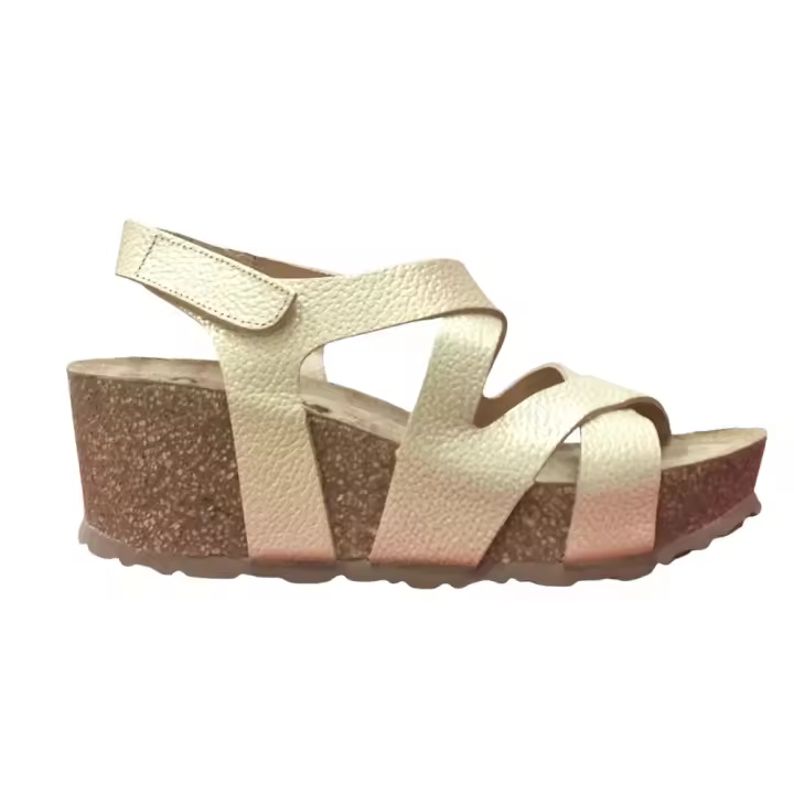 Shoes Sandalias marca Yokono para mujer en color metal - 1