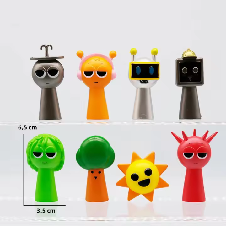 Sprunki Figuras De Acción Juego De 12 Piezas Incredibox Set De Figuras De Juguete Banban Del Jardín PVC Muñecos Ornamentos Para Niños Y Adultos - 1