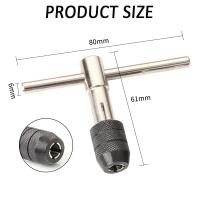 Juego De Llaves De Manija T Tornillo M3 M4 M5 M6 M8 Herramienta De Reamado De Hilo Ajustable Para Tornillos Y Perforación De Herramienta De Tornillería - details 5
