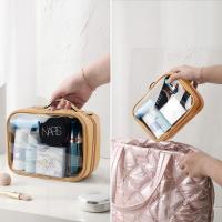 Neceser, Bolsa de viaje transparente para líquidos y artículos de tocador, organizador de neceser de maquillaje, accesorios de viaje Esenciales para llevar - details 2