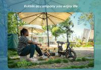 Scooter Eléctrico KuKirin C1 Pro, Motor de 500W, Batería de 48V 26Ah, Neumático Neumático de 14 Pulgadas, Velocidad Máxima de 45km/h, Rango de 100km, Plegado con un Solo Clic, Asiento Trasero y Canasta de Almacenamiento Frontal, Espejo Retrovisor - details 16