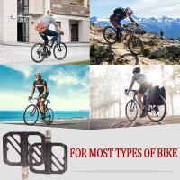 Pedales De Bicicleta BUCKLOS R36 Con Rodamientos Sellados Plataforma Plana Antideslizante Para BMX Y Ciclismo Accesorios De Bicicleta De Aluminio Ultraligero - details 6